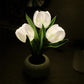 Lampe de Table LED Tulipe – Lampe de Nuit Fleur