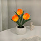 Lampe de Table LED Tulipe – Lampe de Nuit Fleur