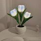 Lampe de Table LED Tulipe – Lampe de Nuit Fleur