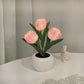 Lampe de Table LED Tulipe – Lampe de Nuit Fleur
