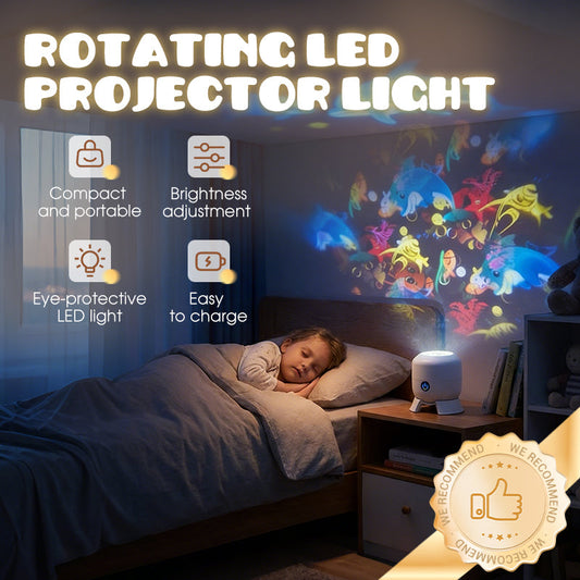 Lumière de projecteur LED rotative dynamique