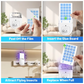(1 appareil + 5 recharges) Pièges à mouches des fruits pour l'intérieur, Pièges à moucherons pour la maison Lampe d'intérieur enfichable pour mouches