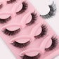 🔥Spécial Nouvel An 49% de réduction🔥5 paires de faux cils Cat Eye Natural Look