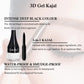 3D Gel Eyeliner (3 en 1 Gel Eyeliner-Remplissage des Sourcils) avec Amande et Biotine